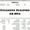 Exclusive Scalping EA MT4 