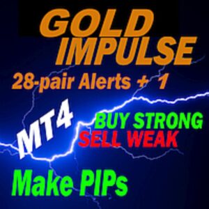 GOLD Impulse With Alert MT4 V1.1