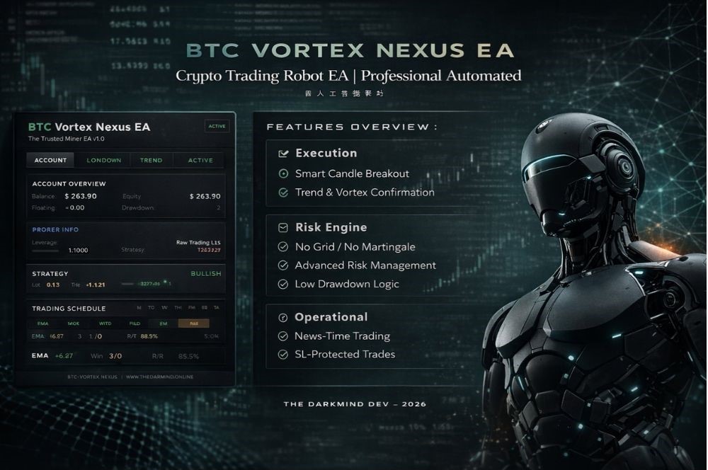 BTC VORTEX NEXUS EA MT5 V1.1 BUILD 5984+ - Image 6